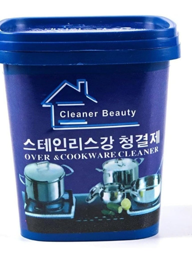 Kitchen and bathroom cleaner paste for removing grease, 500g, suitable for cleaning surfaces and tiles, 2 packs of product R - Image 5